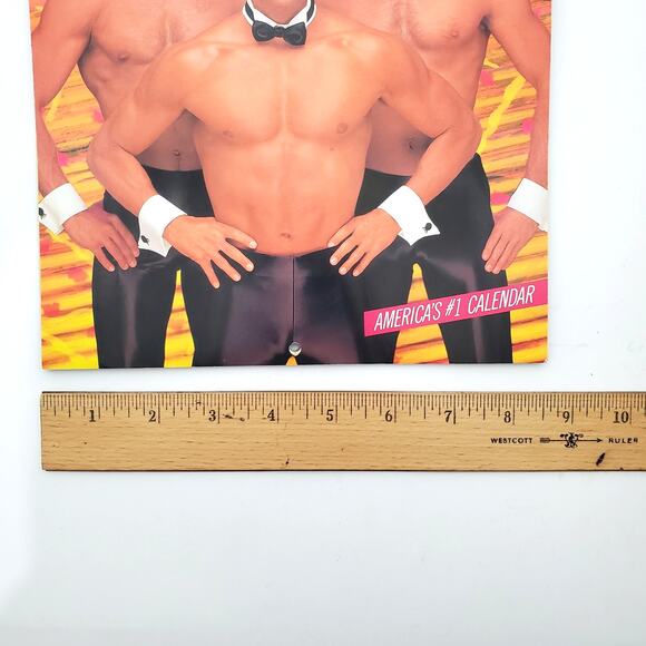 Vtg 1988 CHIPPENDALES Fantasy Wall Calendar 11" x 9" - Picture 10 of 11